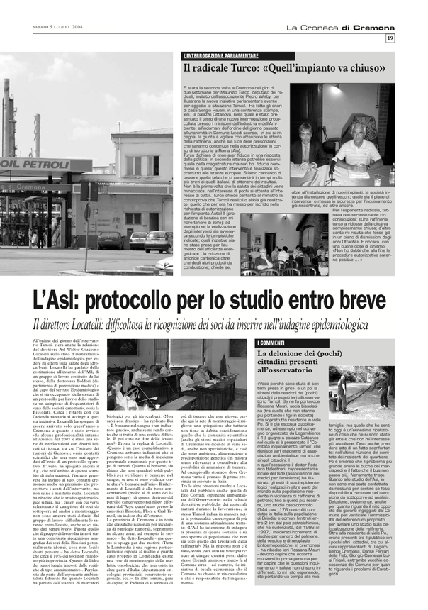 2008 07 05 * La Cronaca