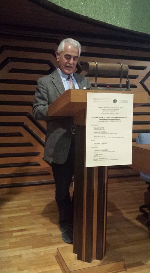 2015 10 17 * cremona * Unione Camere Penali, Partito radicale * Dalla Ragion di Stato allo Stato di Diritto * Sergio Ravelli, radicale